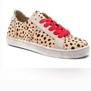 Dolce Vita Calf Hair Cheetah Slip On Sneakers